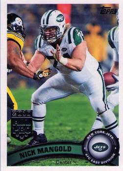 2011 Topps #329 Nick Mangold Front