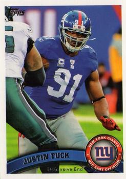 2011 Topps #356 Justin Tuck Front