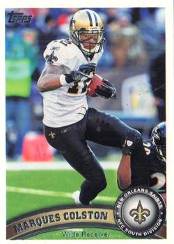 2011 Topps #405 Marques Colston Front