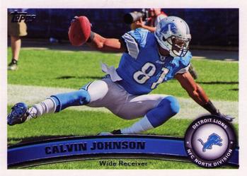 2011 Topps #80 Calvin Johnson Front
