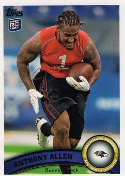 2011 Topps #82 Anthony Allen Front