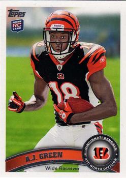 2011 Topps #151 A.J. Green Front