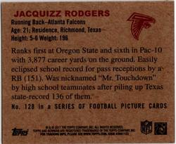 2011 Topps - 1950 Bowman #128 Jacquizz Rodgers Back