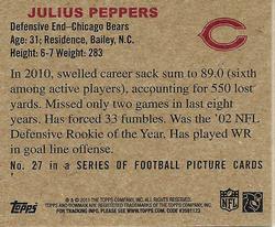 2011 Topps - 1950 Bowman #27 Julius Peppers Back