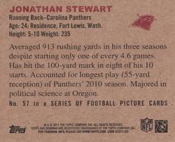2011 Topps - 1950 Bowman #57 Jonathan Stewart Back