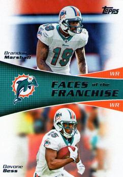 2011 Topps - Faces of the Franchise #FF-MB Brandon Marshall / Davone Bess Front