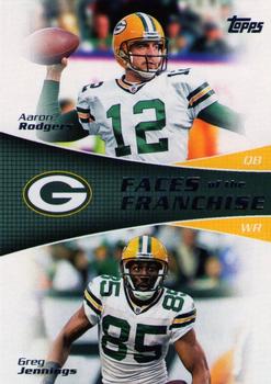 2011 Topps - Faces of the Franchise #FF-RJ Aaron Rodgers / Greg Jennings Front