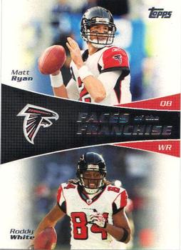 2011 Topps - Faces of the Franchise #FF-RW Matt Ryan / Roddy White Front