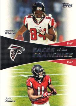 2011 Topps - Faces of the Franchise #FF-WJ Roddy White / Julio Jones Front