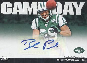 2011 Topps - Game Day Autographs #GDA-BP Bilal Powell Front