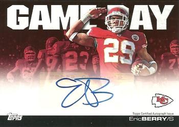 2011 Topps - Game Day Autographs #GDA-EB Eric Berry Front