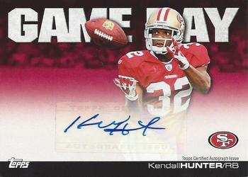 2011 Topps - Game Day Autographs #GDA-KH Kendall Hunter Front