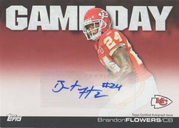 2011 Topps - Game Day Autographs #GDA-BFL Brandon Flowers Front