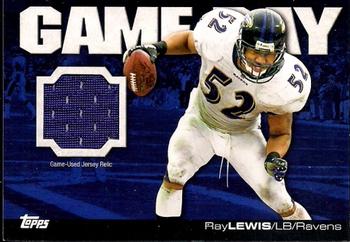 2011 Topps - Game Day Relics #GDR-RL Ray Lewis Front