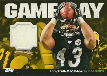 2011 Topps - Game Day Relics #GDR-TP Troy Polamalu Front