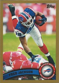 2011 Topps - Gold #116 Fred Jackson Front