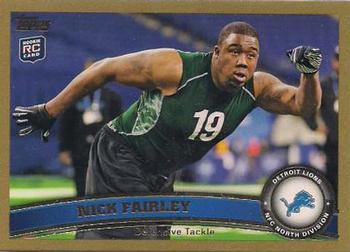 2011 Topps - Gold #219 Nick Fairley Front