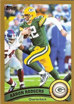2011 Topps - Gold #1 Aaron Rodgers Front