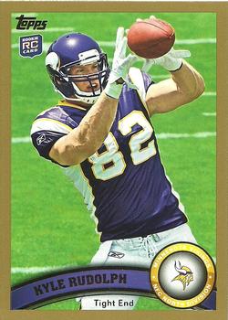 2011 Topps - Gold #6 Kyle Rudolph Front