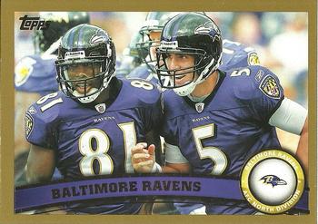 2011 Topps - Gold #53 Baltimore Ravens Front
