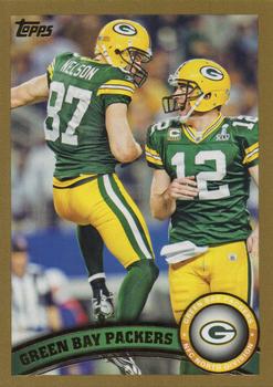 2011 Topps - Gold #84 Green Bay Packers Front