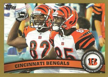 2011 Topps - Gold #122 Cincinnati Bengals Front