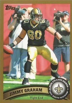 2011 Topps - Gold #198 Jimmy Graham Front