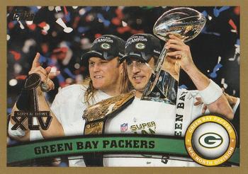 2011 Topps - Gold #247 Green Bay Packers Front