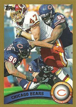 2011 Topps - Gold #254 Chicago Bears Front