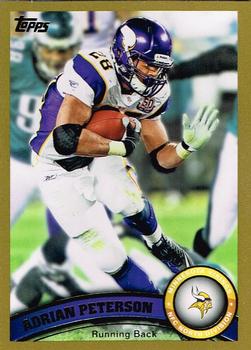 2011 Topps - Gold #410 Adrian Peterson Front