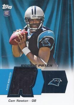 2011 Topps - Rookie Patch #HRP-CN Cam Newton Front
