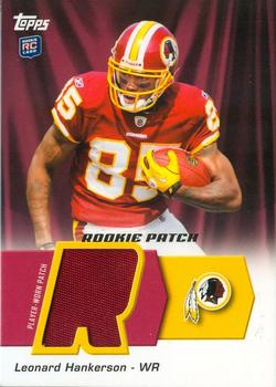 2011 Topps - Rookie Patch #HRP-LH Leonard Hankerson Front