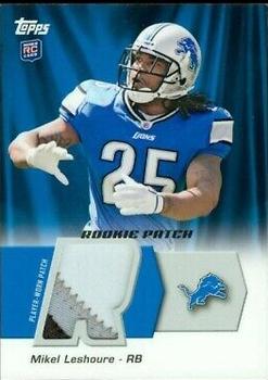 2011 Topps - Rookie Patch #HRP-ML Mikel Leshoure Front