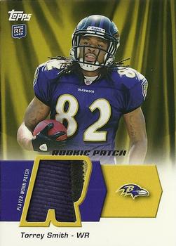 2011 Topps - Rookie Patch #HRP-TS Torrey Smith Front