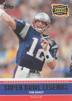 2011 Topps - Super Bowl Legends #SBL-XXXVIII Tom Brady Front