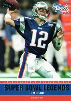2011 Topps - Super Bowl Legends #SBL-XXXVI Tom Brady Front