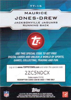 2011 Topps - ToppsTown #TT-15 Maurice Jones-Drew Back