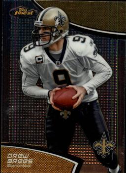 2011 Finest #60 Drew Brees Front