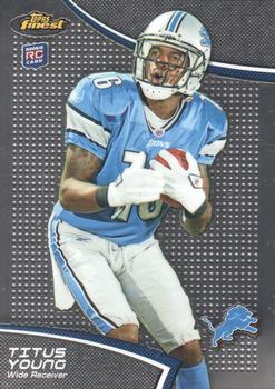 2011 Finest #102 Titus Young Front