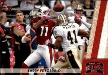 2011 Panini Threads #2 Larry Fitzgerald Front