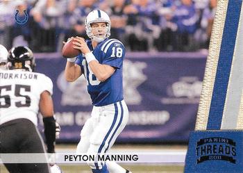 2011 Panini Threads #66 Peyton Manning Front
