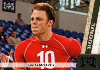 2011 Panini Threads #189 Greg McElroy Front