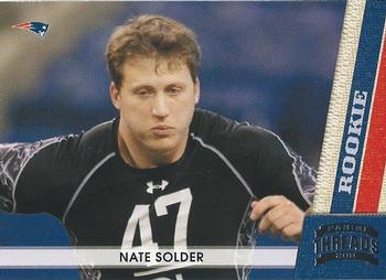 2011 Panini Threads #221 Nate Solder Front