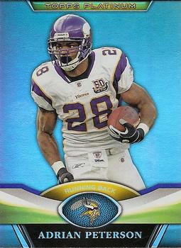 2011 Topps Platinum #10 Adrian Peterson Front