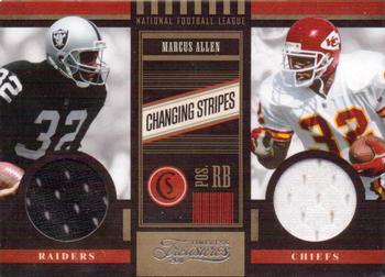 2011 Panini Timeless Treasures - Changing Stripes #20 Marcus Allen Front