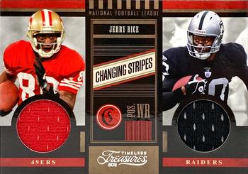 2011 Panini Timeless Treasures - Changing Stripes #12 Jerry Rice Front