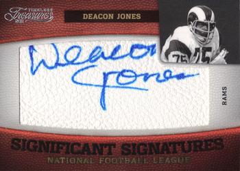 2011 Panini Timeless Treasures - Significant Signatures #6 Deacon Jones Front