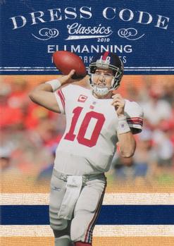 2010 Panini Classics - Dress Code #2 Eli Manning  Front