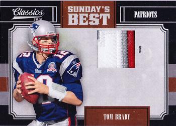 2010 Panini Classics - Sunday's Best Jerseys Prime #22 Tom Brady Front