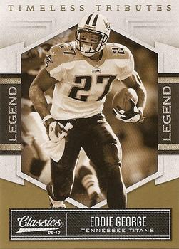 2010 Panini Classics - Timeless Tributes Gold #219 Eddie George  Front